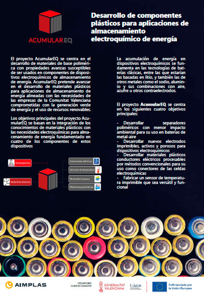 Póster proyecto ACUMULAREQ